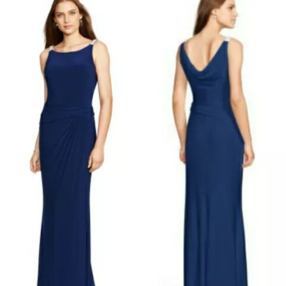 Navy Blue Ralph Lauren Gown